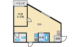 大和ビル 301 ｜ 大阪府高槻市上土室１丁目（賃貸マンション1R・3階・31.40㎡） その2