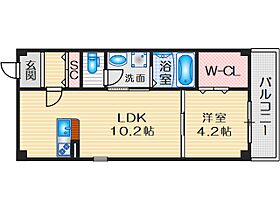 アルシエラ 305 ｜ 大阪府茨木市西河原２丁目（賃貸アパート1LDK・3階・36.49㎡） その2