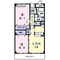 ソレアード 207 ｜ 大阪府高槻市唐崎西２丁目（賃貸アパート2LDK・2階・59.34㎡） その2