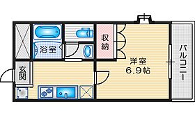 Der Berg　(ディアベルグ) 201 ｜ 大阪府高槻市上牧北駅前町（賃貸マンション1K・2階・24.75㎡） その2