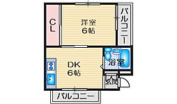間取図画像 1DK