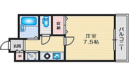 アーバンハイツ城北 ワンルームの間取図画像