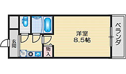 メゾンアイーシャ 1Kの間取図画像