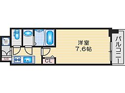 ロイス茨木奈良町 1Kの間取図画像