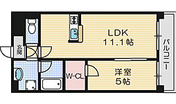 デルスールラローザ 1LDKの間取図画像
