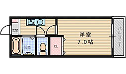 プリマトンダ 1Kの間取図画像