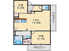 物件の間取り