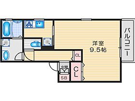 アウラ千里丘  ｜ 大阪府摂津市千里丘2丁目5-4（賃貸アパート1K・1階・32.93㎡） その2