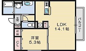 オーク太田III  ｜ 大阪府茨木市太田3丁目6-28（賃貸アパート1LDK・3階・46.78㎡） その2