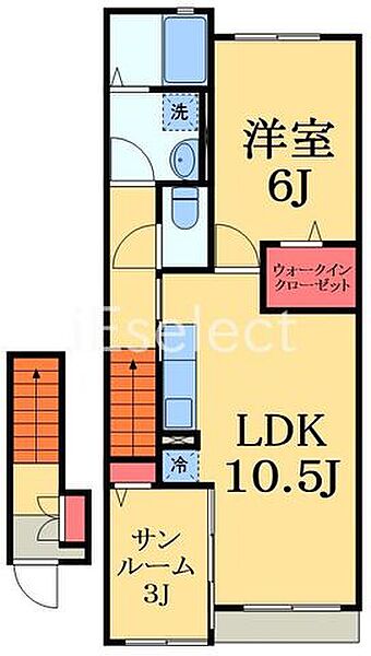 千葉県八千代市上高野(賃貸アパート1LDK・2階・48.92㎡)の写真 その2