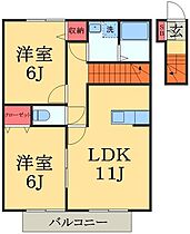 千葉県千葉市花見川区千種町（賃貸アパート2LDK・2階・56.38㎡） その2