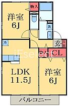 千葉県千葉市稲毛区山王町（賃貸アパート2LDK・1階・53.76㎡） その2