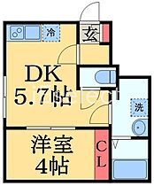 千葉県八千代市勝田台南２丁目（賃貸アパート1DK・1階・23.00㎡） その2