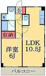 フェニックス5 1LDKの間取図画像