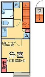 間取図画像 1K