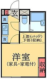 間取図画像 1K