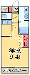 ティアラ 1Kの間取図画像