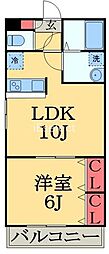 ルミエール 1LDKの間取図画像