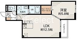 コネクトパーク上志津 1LDKの間取図画像