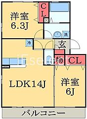 物件の間取り
