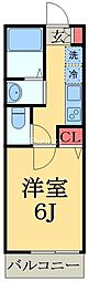 KINOMI STUDIO 1Kの間取図画像