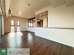 東急田園都市線 桜新町駅 徒歩10分の賃貸マンション 7階2SLDKのリビング/ダイニング