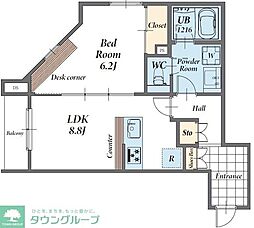 間取図画像 1LDK