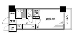 日神パレステージ三軒茶屋2 1Kの間取図画像