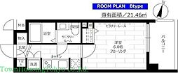 ステージグランデ三軒茶屋アジールコート 1Kの間取図画像