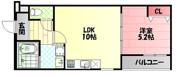 フジパレス西三荘 ｜大阪府門真市元町(賃貸アパート1LDK・2階・36.00㎡)の写真 その2