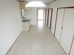 北町ニューハイツI 3階2LDKのリビング/ダイニング