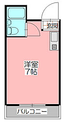 エムロード守口 1Kの間取図画像