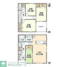 Ｋｏｌｅｔ柏南逆井07 2階4LDKの間取り