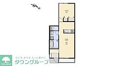 lala mia. 1階1LDKの間取り