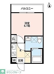 Infinity Dream( 2階1Kの間取り