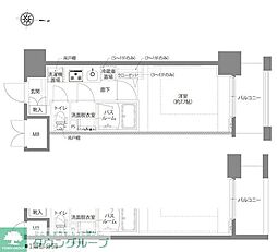 AELL亀有 1階1Kの間取り