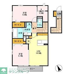 オリオン 2SLDKの間取図画像