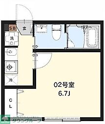 La Premiere 1Kの間取図画像