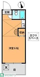 プリネッツハイツ北松戸 ワンルームの間取図画像