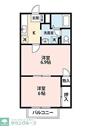 ソリアード・メゾン 2Kの間取図画像