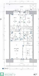 白井ロジュマン 3LDKの間取図画像