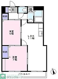 政和ビル 2LDKの間取図画像