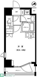 ヒューマンハイム我孫子 ワンルームの間取図画像