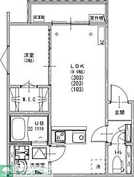 KEIAI RESIDENCE 松戸II 1LDKの間取図画像