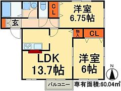 物件の間取り