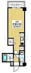 NYSquareフナバシ 1Kの間取図画像