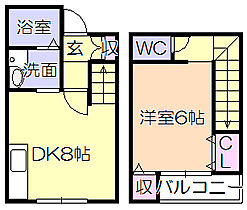 ohasu白山 1 ｜ 福岡県久留米市白山町（賃貸アパート1DK・1階・39.70㎡） その2