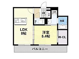 間取図画像 1LDK