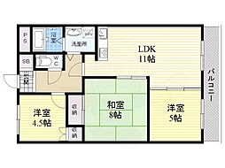 メゾン・プロムナード 3LDKの間取図画像