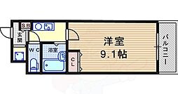 クリスティ南塚口 ワンルームの間取図画像